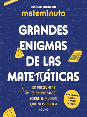 cover image of Matem1nuto. Grandes enigmas de las matemáticas